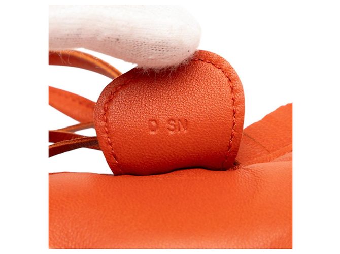 Charm Hermès Rodeo MM in Marrone Corneliano - vista 4