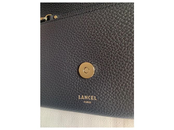 Borsa a tracolla Lancel in pelle blu petrolio Blu scuro - vista 7