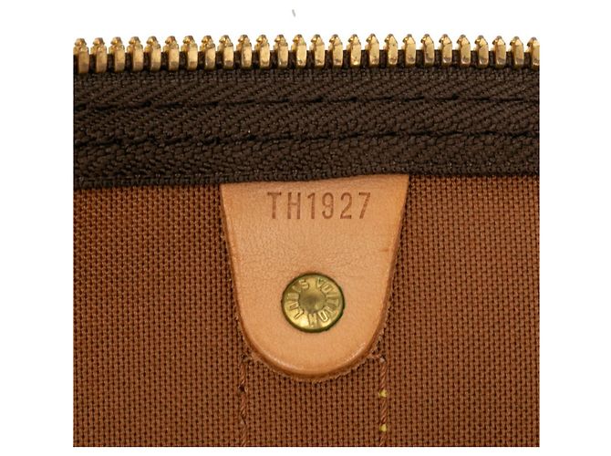 Louis Vuitton Monogram Keepall Bandoulière 55 Marrone - vista 6
