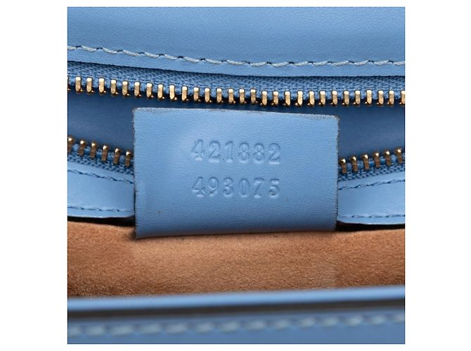 Borsa Gucci Sylvie a spalla singola Blu - vista 6