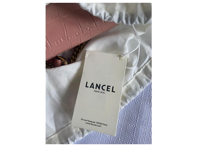 Borsa Lancel Initials in pelle nude - vista 15