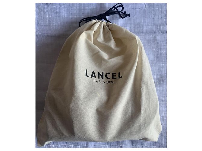 Borsa Lancel Initials in pelle nude - vista 17