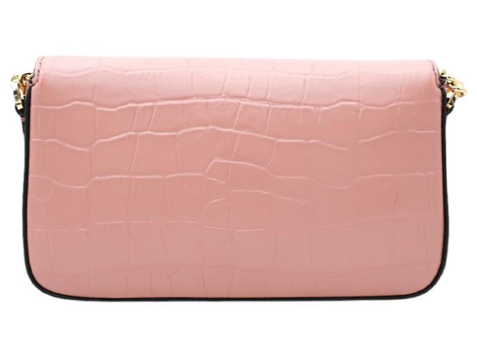 Borsa Lancel Initials in pelle nude - vista 4