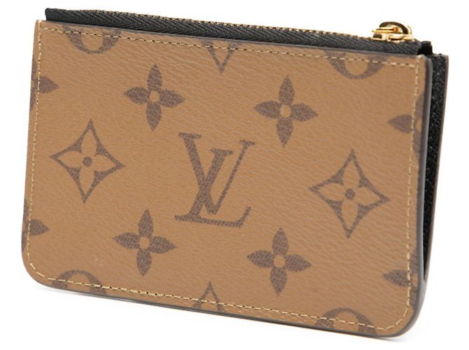 Porta biglietti da visita Romy Monogram Reverse di Louis Vuitton Marrone Nero - vista 2
