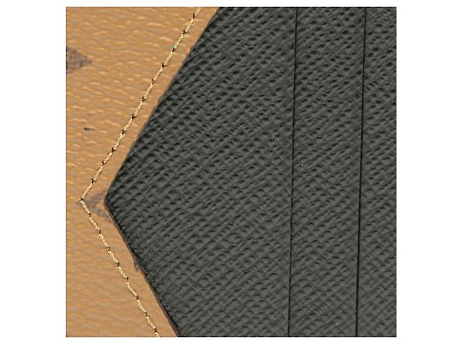 Porta biglietti da visita Romy Monogram Reverse di Louis Vuitton Marrone Nero - vista 4