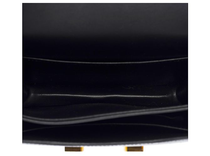 Hermès Borsa HERMES Constance in Pelle Esotica Nera - 103009 Nero - vista 8