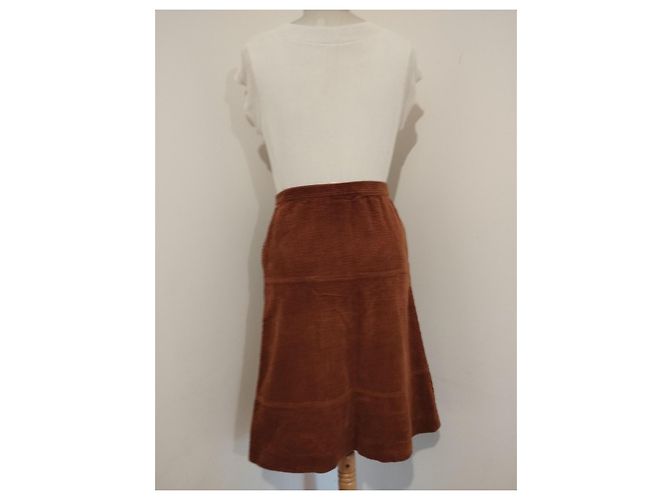 Falda de Terciopelo Chic Inteligente de Invierno Bel Air TXS/S Camello - vista 3