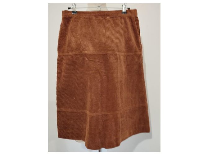 Falda de Terciopelo Chic Inteligente de Invierno Bel Air TXS/S Camello - vista 5