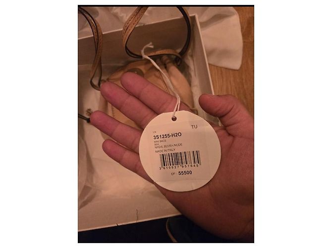 Chloé Mini Borsa Gala Pelle Beige - vista 6