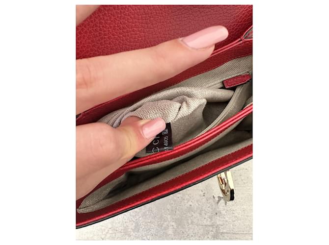 Gucci dollar interlocking g Rosso - vista 11