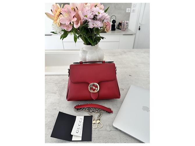 Gucci dollar interlocking g Rosso - vista 18