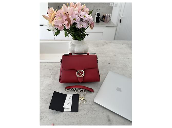 Gucci dollar interlocking g Rosso - vista 19