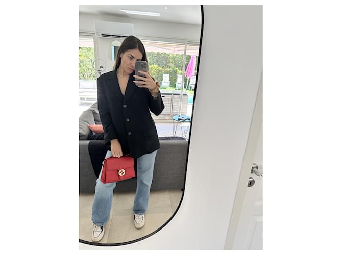 Gucci dollar interlocking g Rosso - vista 5