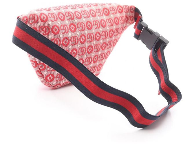 Marsupio per bambini Gucci Star Bianco Rosso - vista 2
