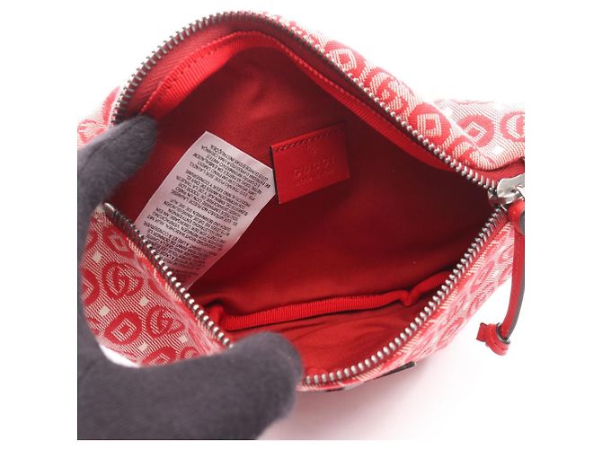 Marsupio per bambini Gucci Star Bianco Rosso - vista 3