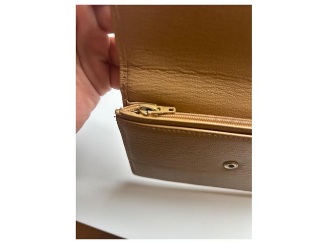 Cartera Chanel Monedero Beige - vista 4