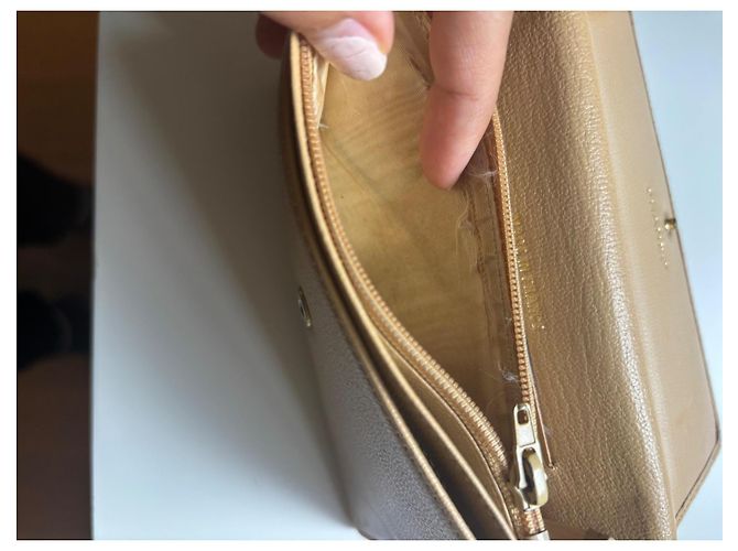 Cartera Chanel Monedero Beige - vista 6