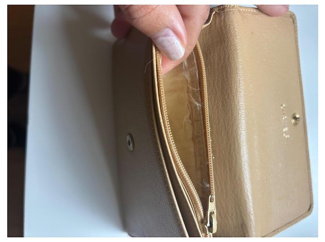 Cartera Chanel Monedero Beige - vista 7