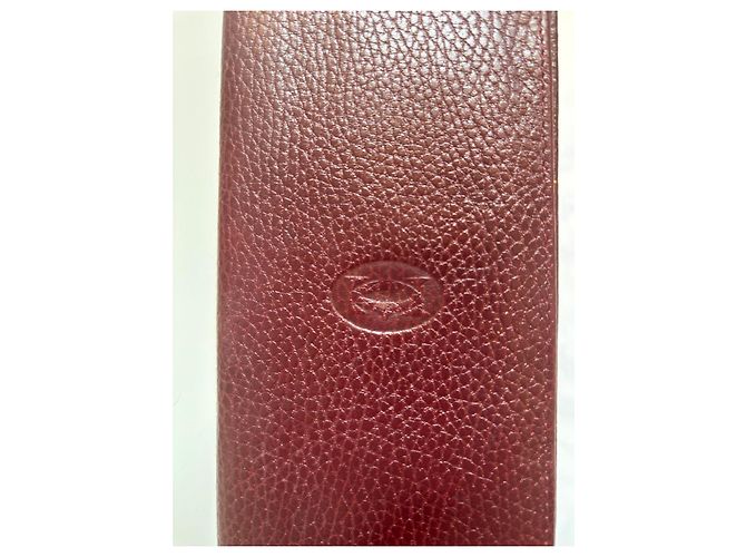 Cartera Cartier Roja de Piel - vista 10