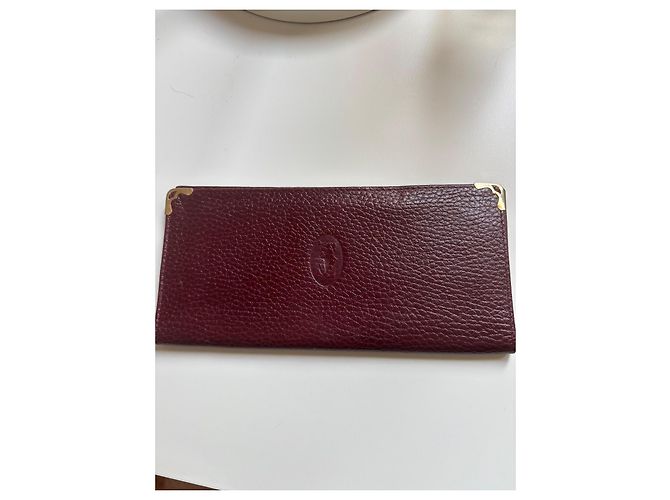 Cartera Cartier Roja de Piel - vista 11
