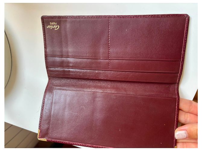 Cartera Cartier Roja de Piel - vista 12
