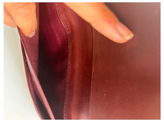 Cartera Cartier Roja de Piel - vista 14