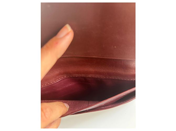 Cartera Cartier Roja de Piel - vista 5