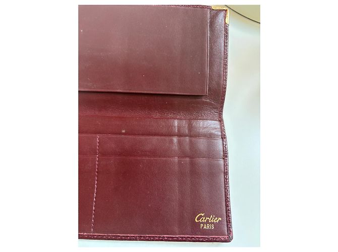 Cartera Cartier Roja de Piel - vista 9