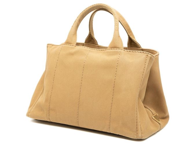 Prada Canapa Corda Tote/Schultertasche Braun - Ansicht 2