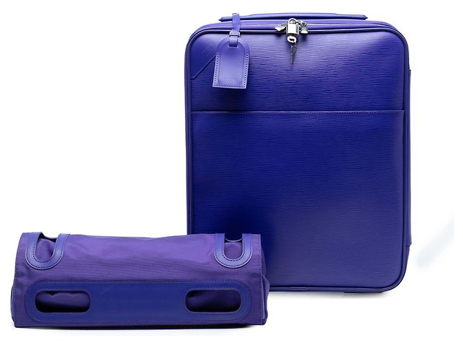 Louis Vuitton Pegase 45 in Epi blu - Ansicht 8