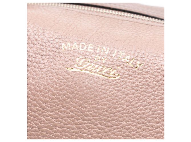 Bamboo Borsa Boston Shopper in pelle di vitello rosa medio con bambù Gucci - vista 5