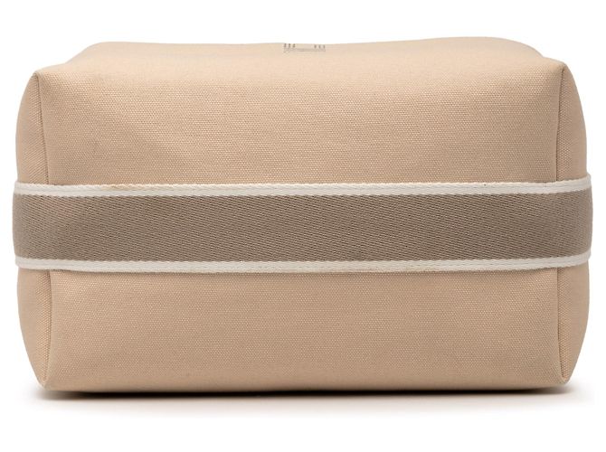 Custodia Bride A Brac Piccola in Tela Beige di Hermès - vista 3