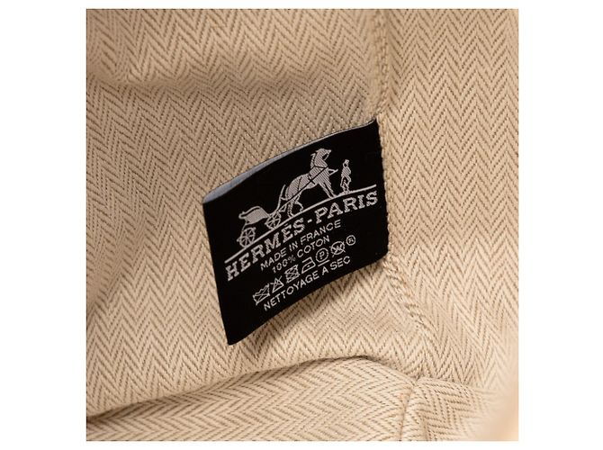 Custodia Bride A Brac Piccola in Tela Beige di Hermès - vista 5