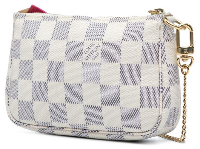 Pochette Accessorio Mini Vivienne Damier Azur di Louis Vuitton Bianco Multicolore - vista 2