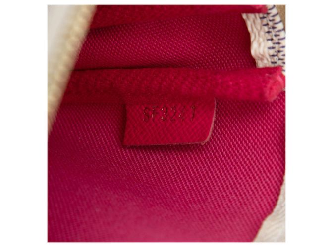 Pochette Accessorio Mini Vivienne Damier Azur di Louis Vuitton Bianco Multicolore - vista 6