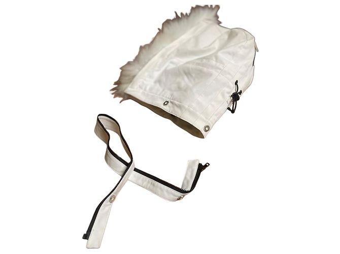 Autre Marque Giacca da Sci Bianca da Donna Duvillard x Degre7. Cappuccio in Pelliccia Vera 42 FR Bianco - vista 11