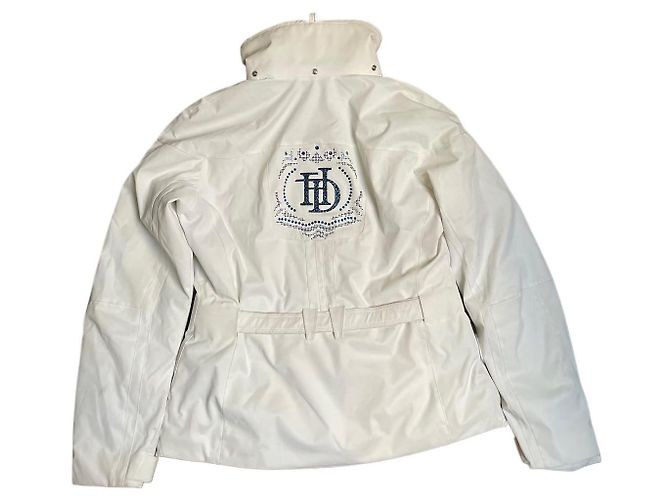 Autre Marque Giacca da Sci Bianca da Donna Duvillard x Degre7. Cappuccio in Pelliccia Vera 42 FR Bianco - vista 8