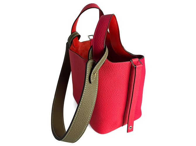 Autre Marque Cinghia a spalla in pelle taupe media - vista 5