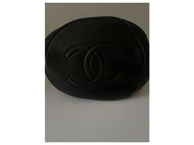 Zaino Chanel in pelle marrone - vista 10