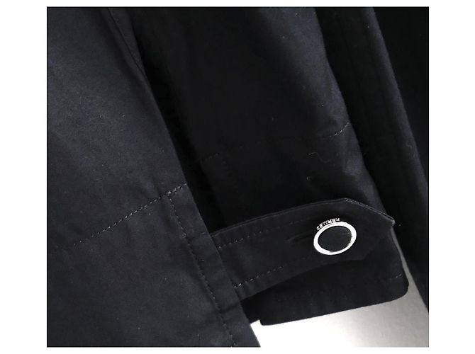Abito camicia con borchie Hermès Primavera 2022 Nero - vista 5
