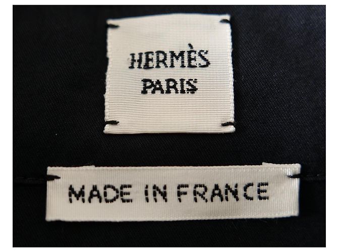 Abito camicia con borchie Hermès Primavera 2022 Nero - vista 6