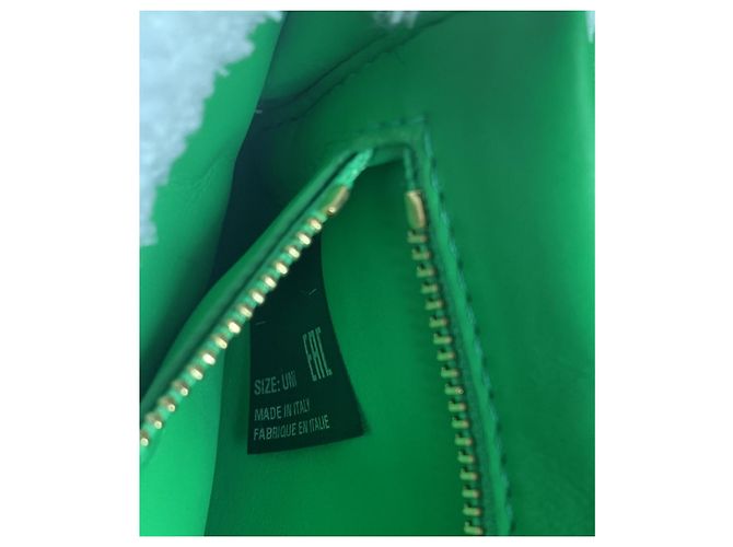 Borsa Marni in pelliccia sintetica bianca e verde Bianco - vista 10