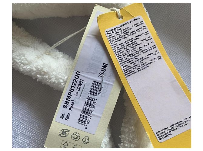 Borsa Marni in pelliccia sintetica bianca e verde Bianco - vista 16