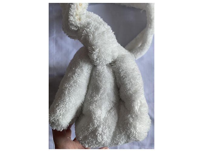 Borsa Marni in pelliccia sintetica bianca e verde Bianco - vista 7