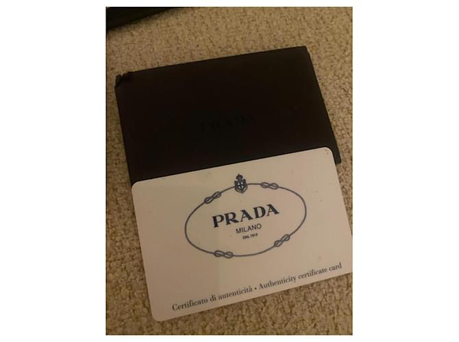 Borsa Tote Prada TESSUTO IMPUNTU Nera Nero - vista 16