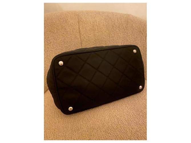 Borsa Tote Prada TESSUTO IMPUNTU Nera Nero - vista 4
