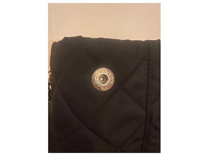 Borsa Tote Prada TESSUTO IMPUNTU Nera Nero - vista 8