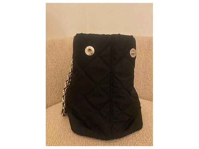 Borsa Tote Prada TESSUTO IMPUNTU Nera Nero - vista 9