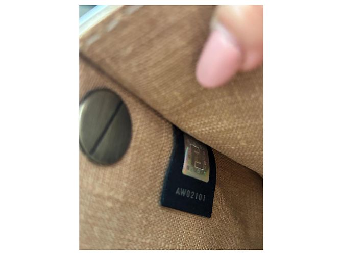 Borsa Fendi in pelle color eggshell Bianco sporco - vista 4