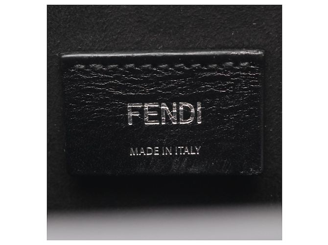 Borsa a Spalla Fendi Box Nero - vista 4